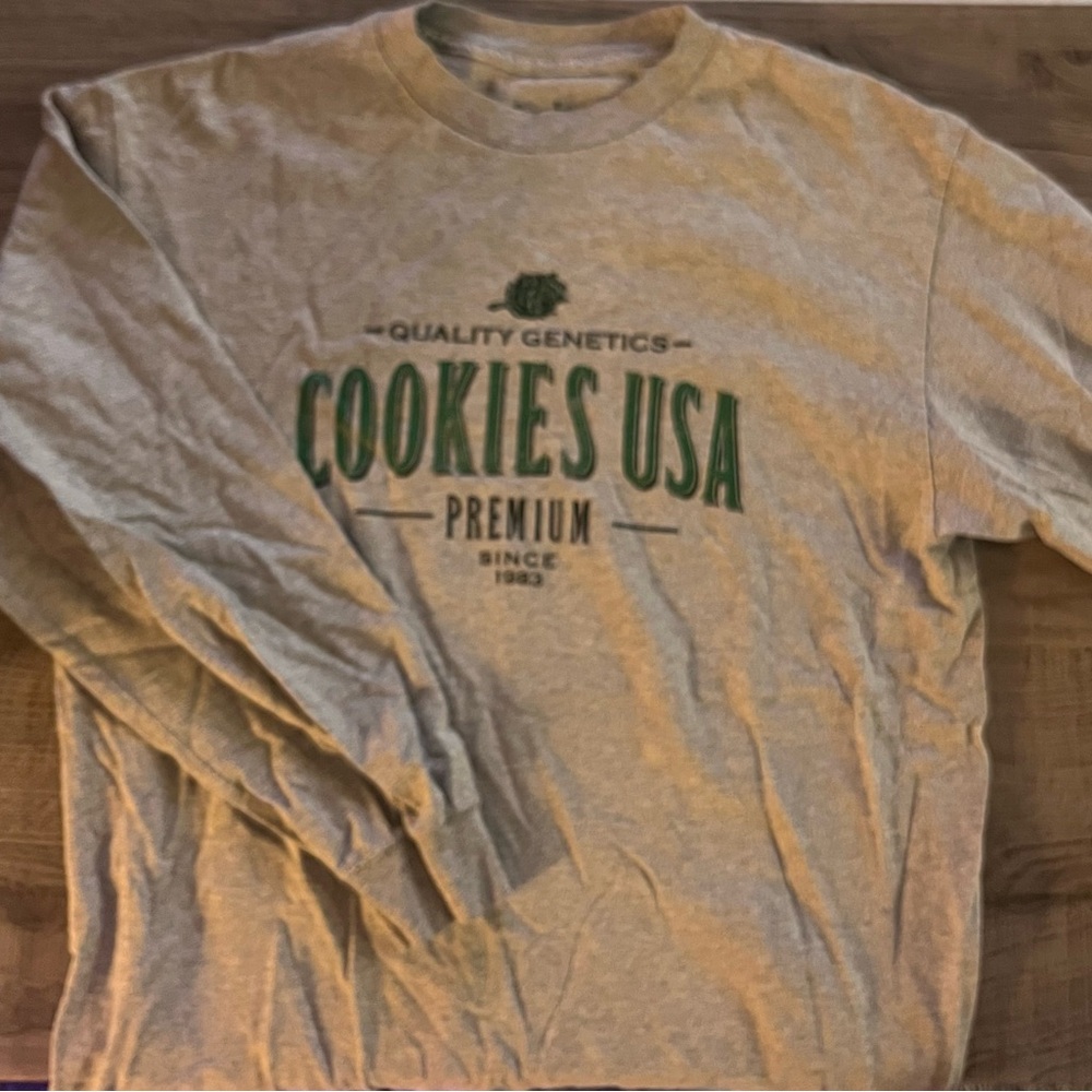 Premium Gray Cookies Long Sleeve Tee
